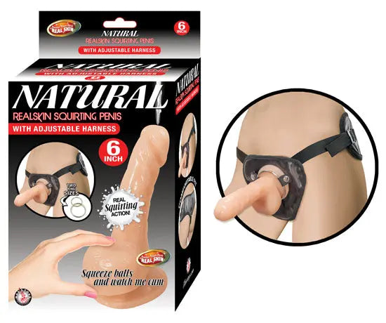 Natural Realskin Squirting Penis - Flesh – body-safe materials fully waterproof | Fu'Cha Exotics