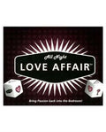 All Night Love Affair game box with Love Affair logo