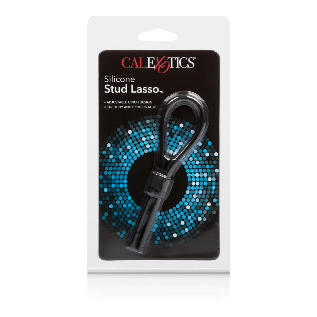 Silicone Stud Lasso - Black – body-safe silicone adjustable intensity | Fu'Cha Exotics