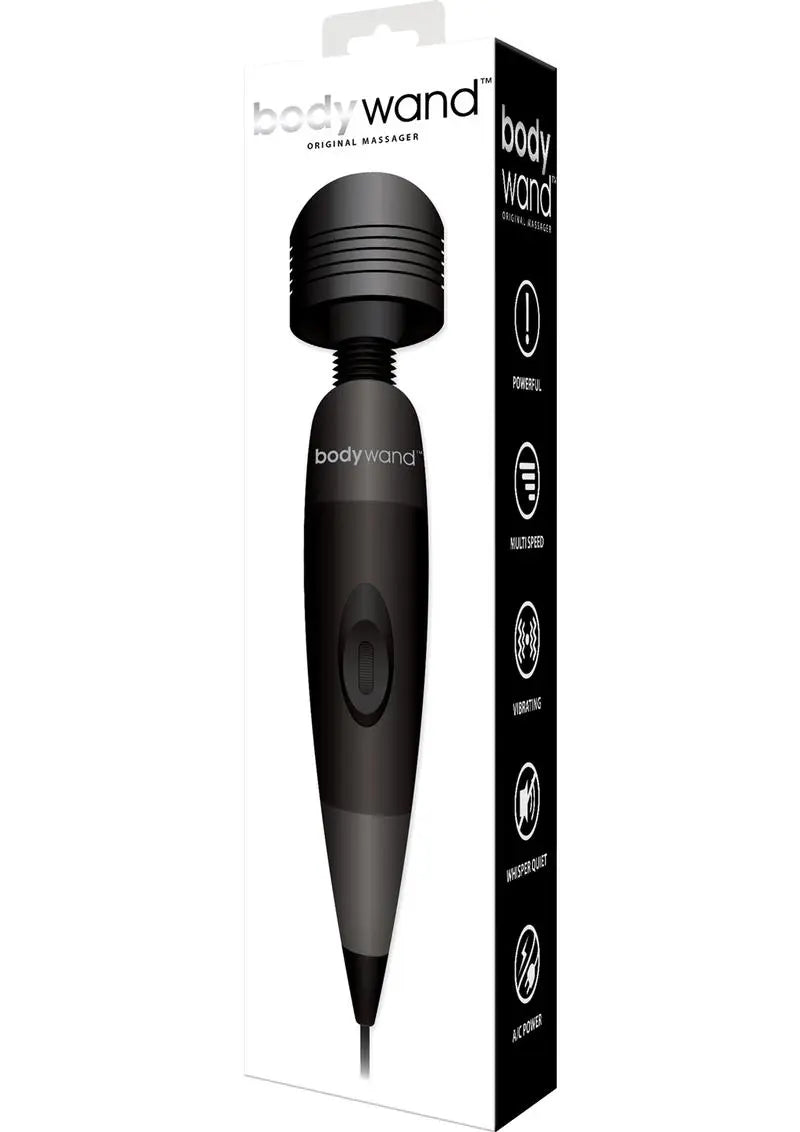Bodywand Original Massager - Black – body-safe materials | Fu'Cha Exotics