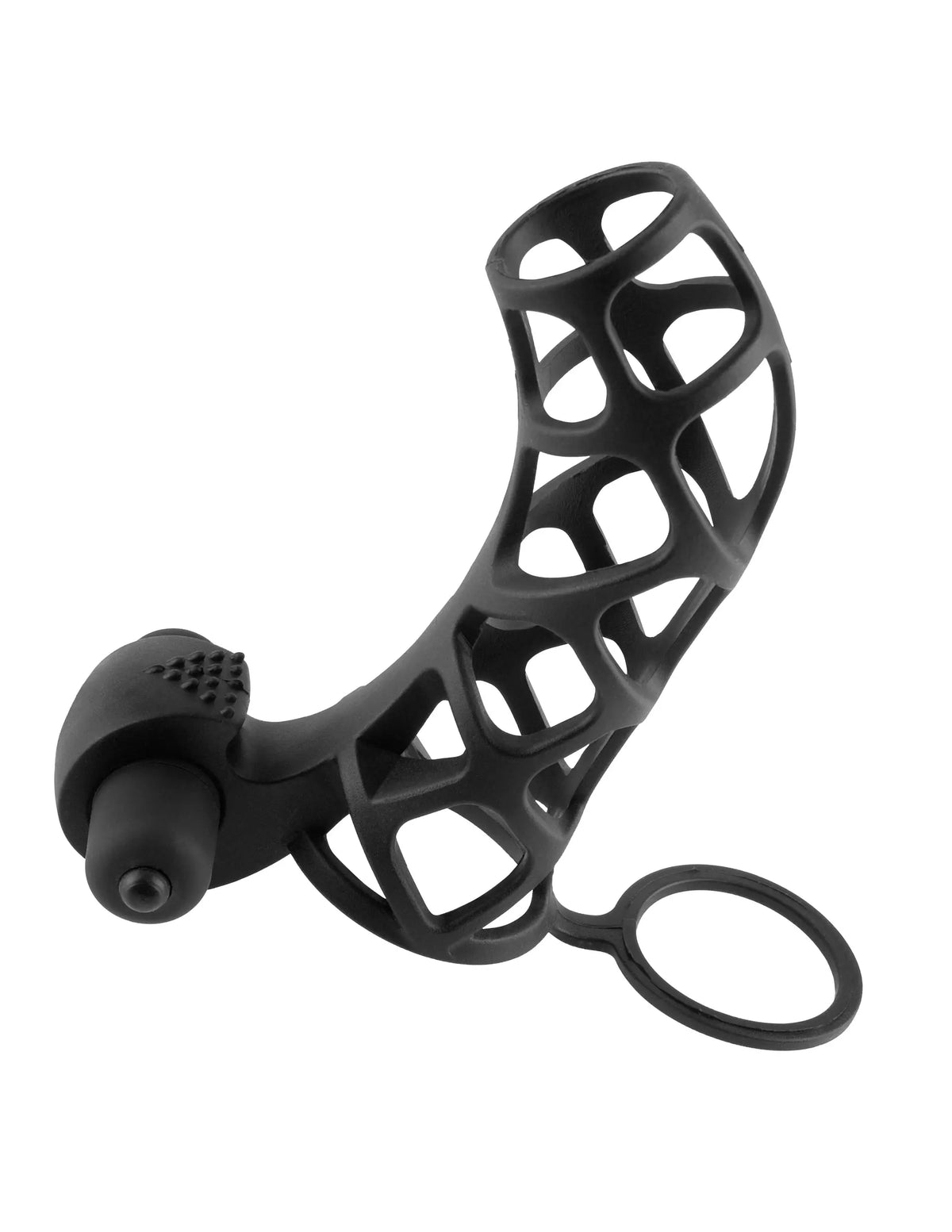 Fantasy X-Tensions Extreme Silicone Power Cage - Black – body-safe silicone | Fu'Cha Exotics