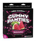 Watermelon gummy panties novelty candy in retail box packaging