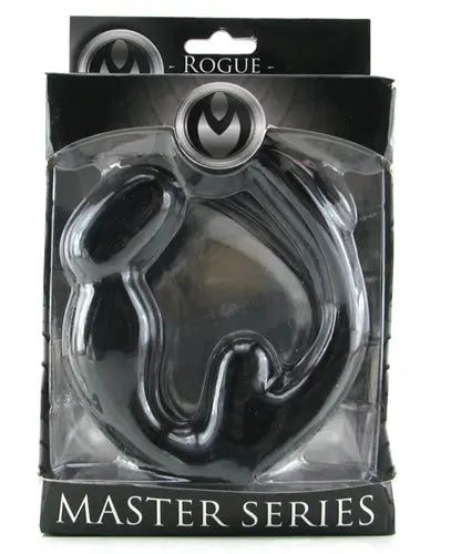 Silicone enhancement device in clear blister packaging, Master Series, Rogue branding