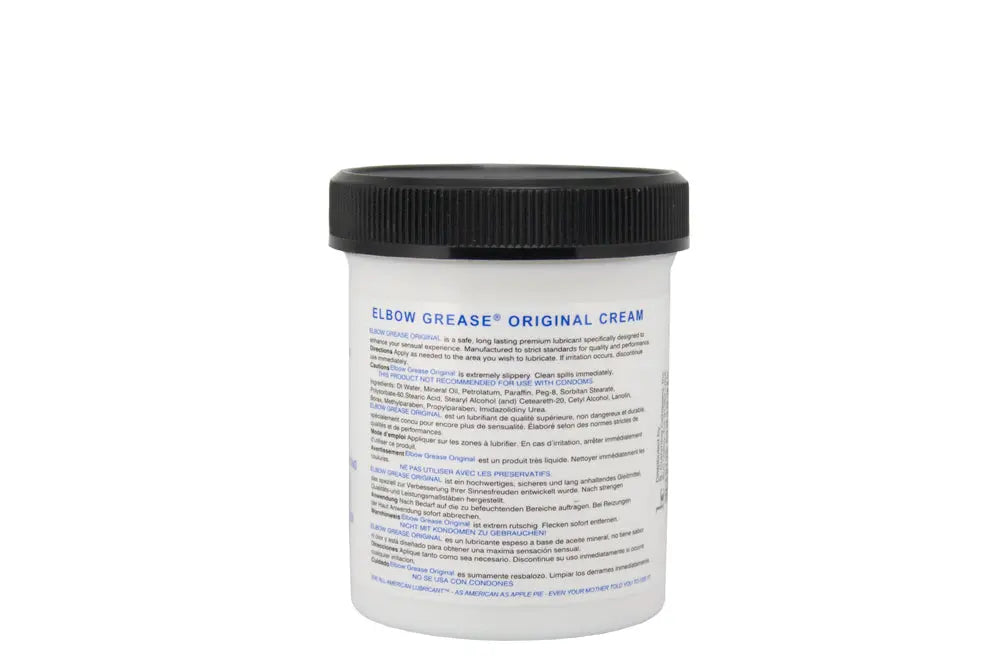 Elbow Grease Original Cream - 4 Oz. – body-safe materials | Fu'Cha Exotics