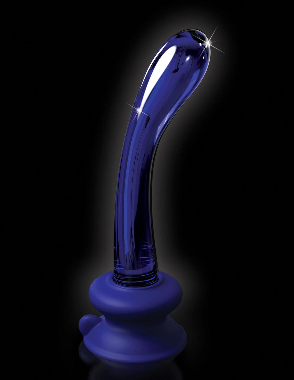 Icicles No. 89 - With Silicone Suction Cup - Blue – body-safe materials | Fu'Cha Exotics