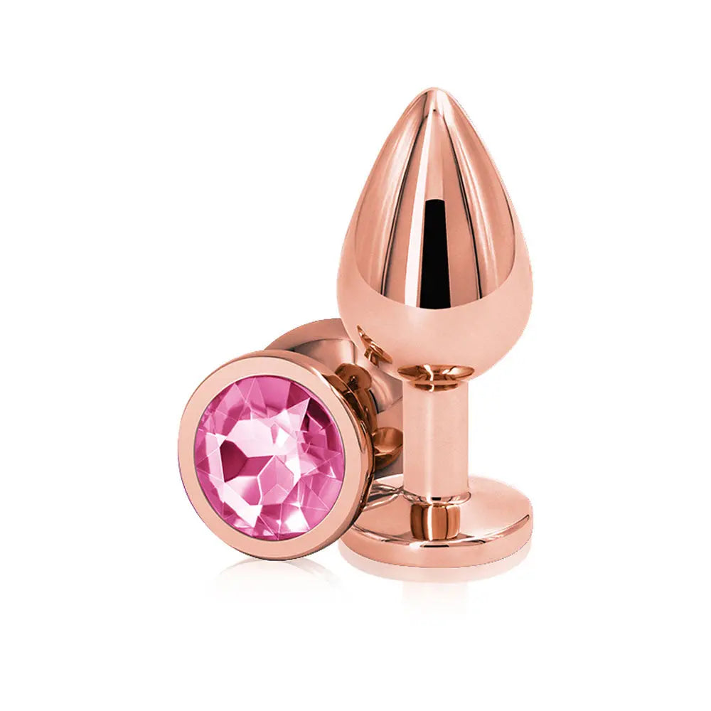Rear Assets - Rose Gold - Medium - Pink – body-safe materials | Fu'Cha Exotics