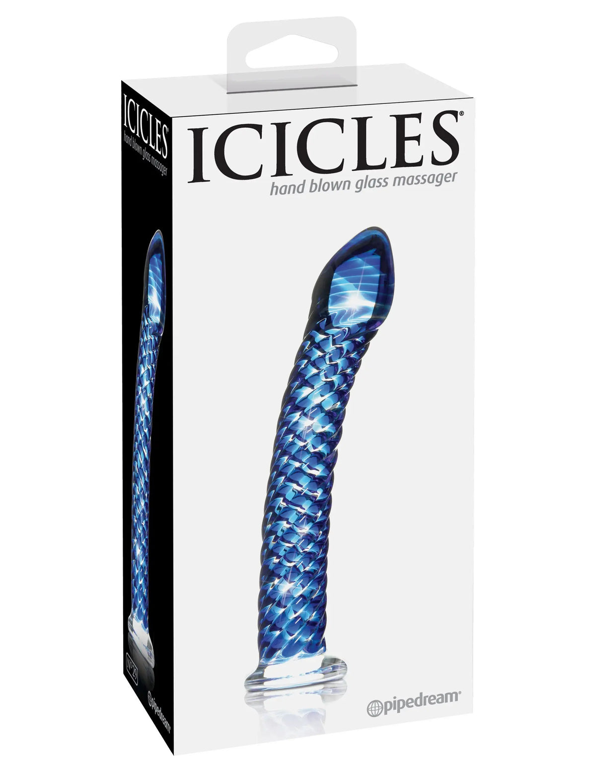 Icicles No. 29 - Blue – body-safe materials | Fu'Cha Exotics