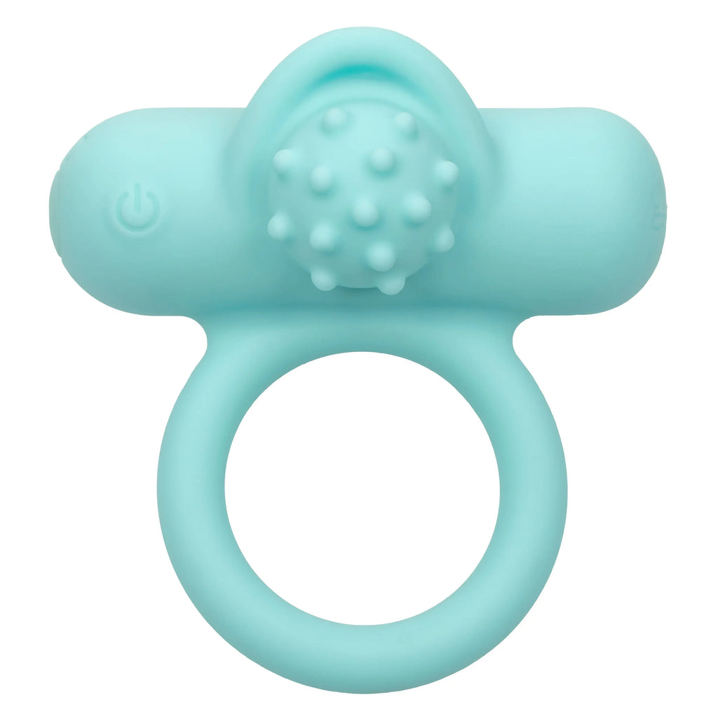 Silicone Rechargeable Nubby Lover's Delight - Blue – body-safe materials | Fu'Cha Exotics