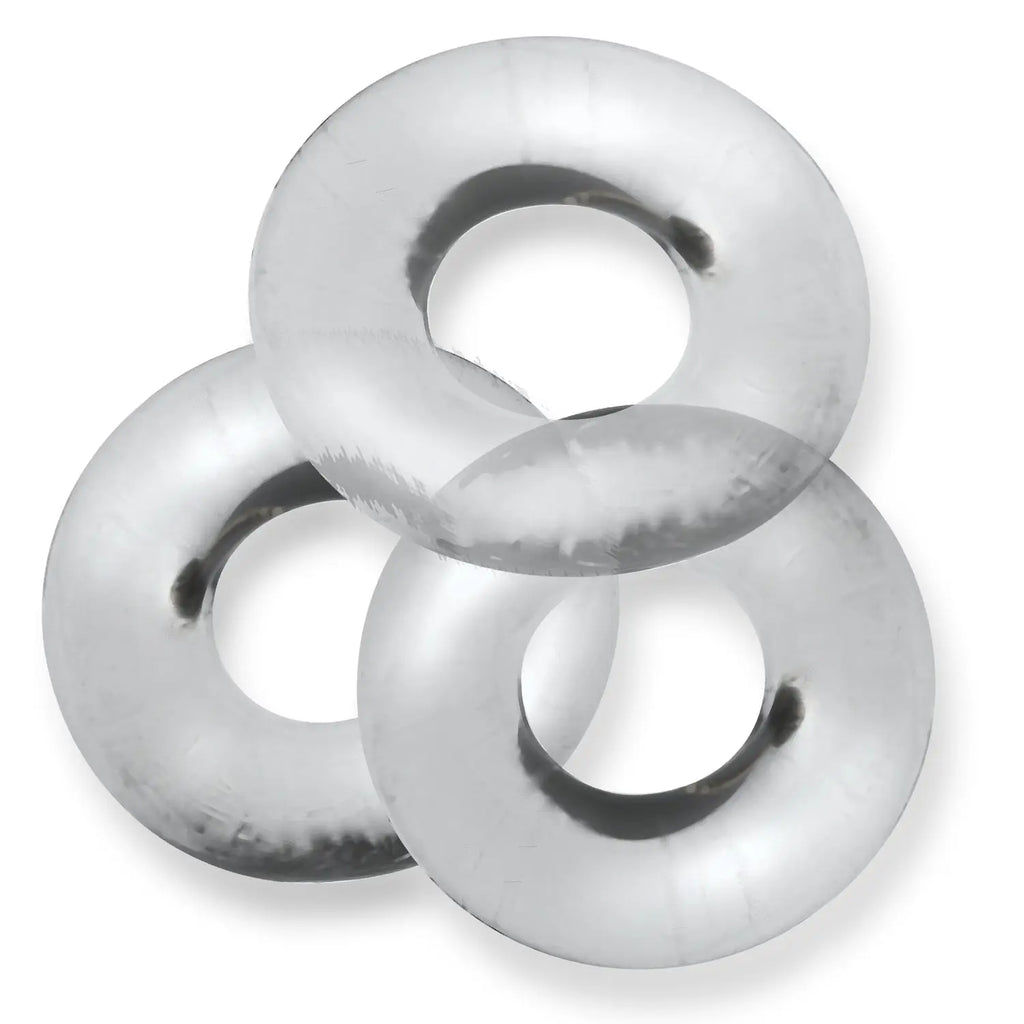 Fat Willy 3-Pack Jumbo C-Rings - Clear – body-safe materials | Fu'Cha Exotics
