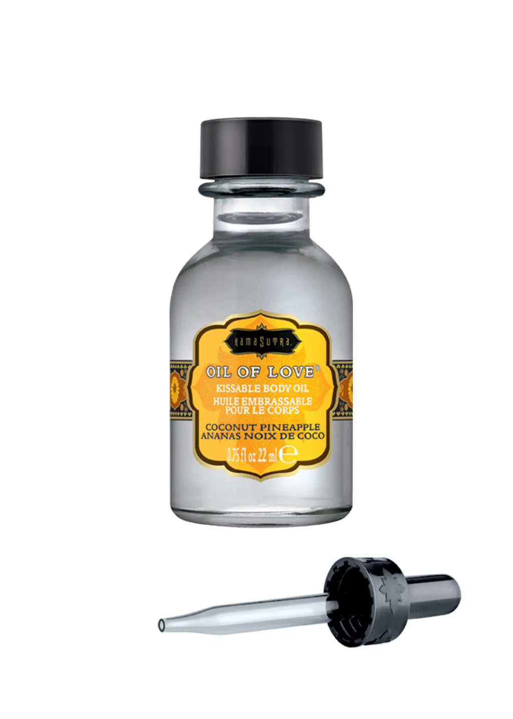 Oil of Love - Coconut Pineapple - 0.75 Fl. Oz. / 22 ml – body-safe materials | Fu'Cha Exotics
