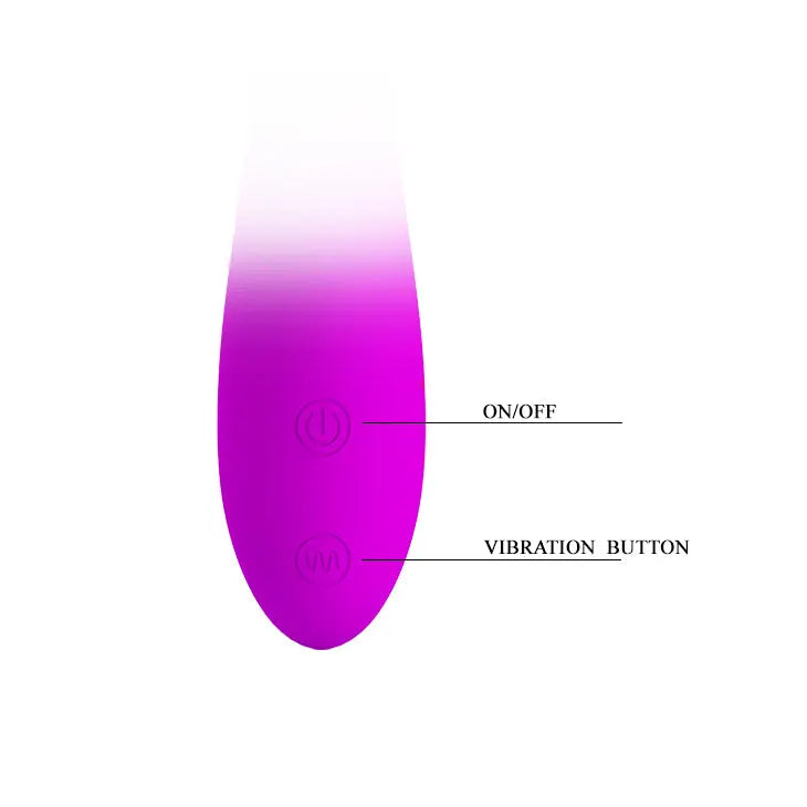 Pretty Love Len Rechargeable Wand - Purple – body-safe materials | Fu'Cha Exotics