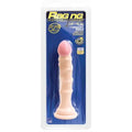 Slimline suction cup dildo, 5.5 in, vanilla-pink and pale beige