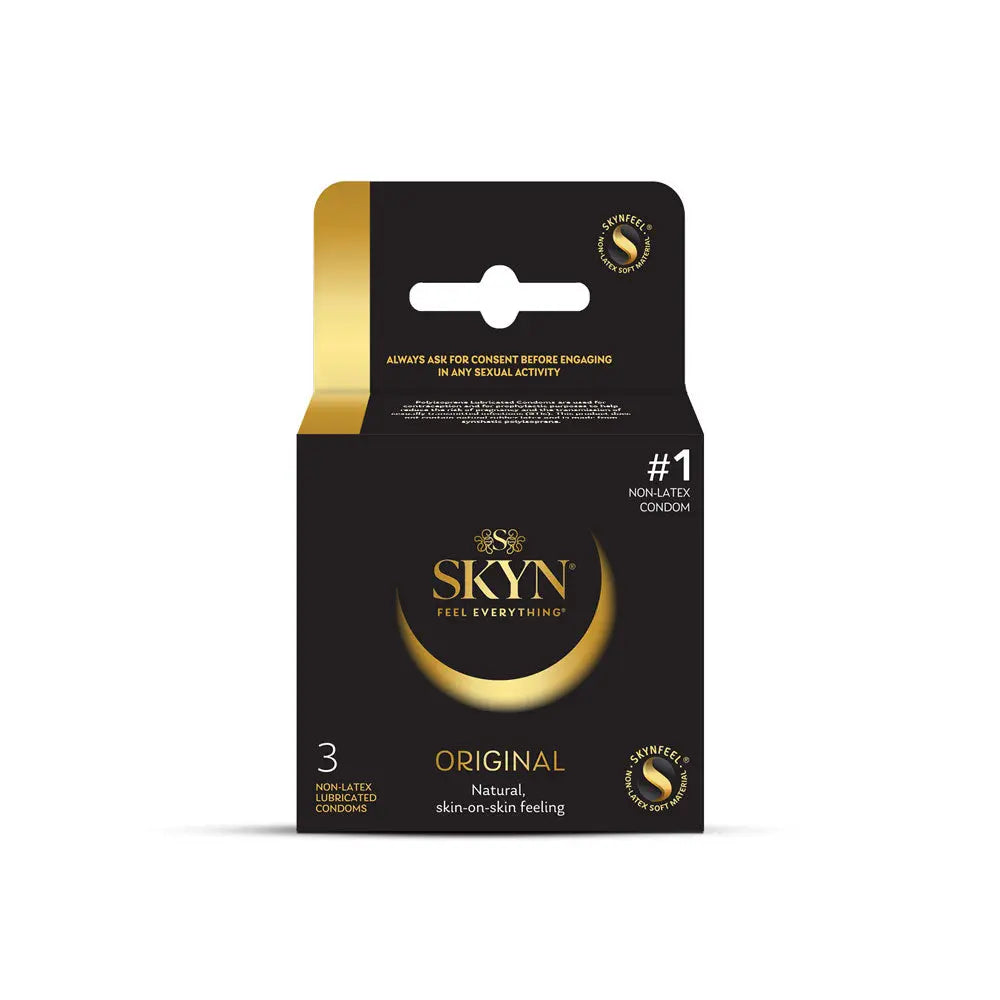 Skyn Original - Non-Latex Lubricated Condoms - 3 Pack – body-safe materials | Fu'Cha Exotics