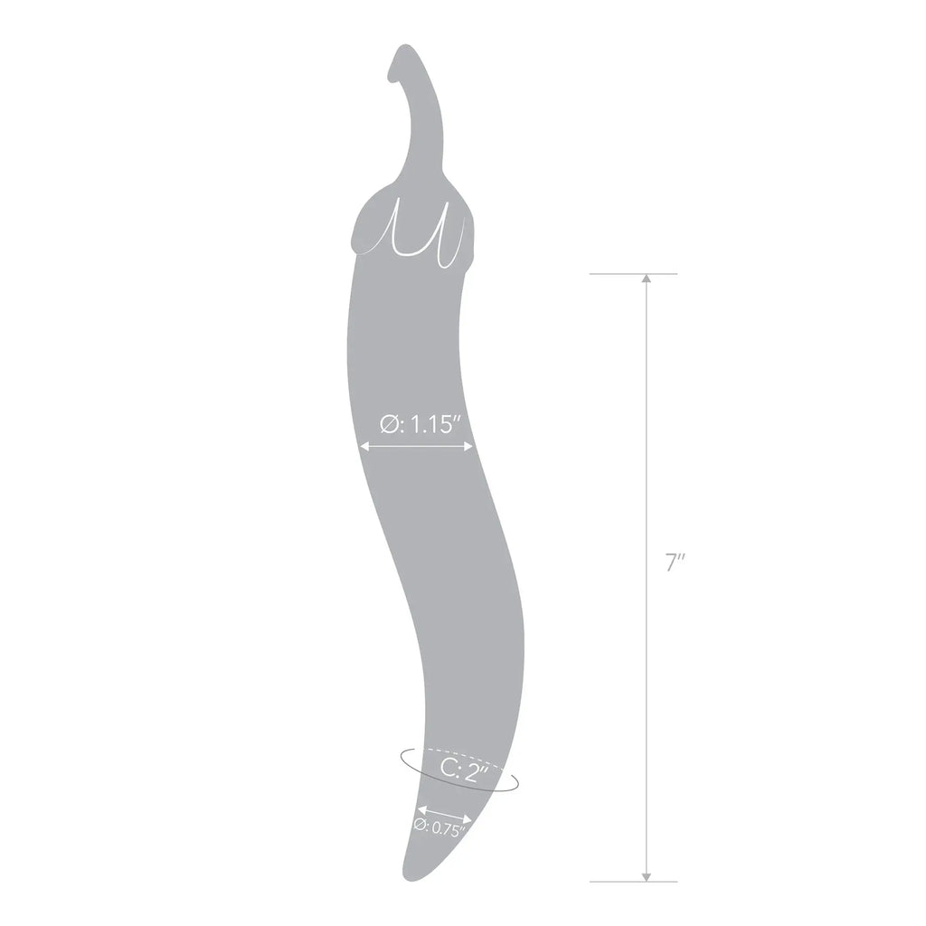 Glas Naturals Chili Pepper Dildo – borosilicate glass | Fu'Cha Exotics