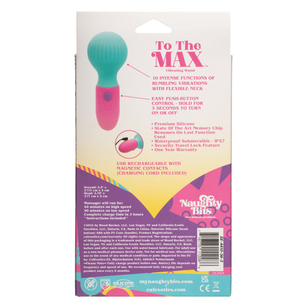Naughty Bits to the Max Vibrating Wand