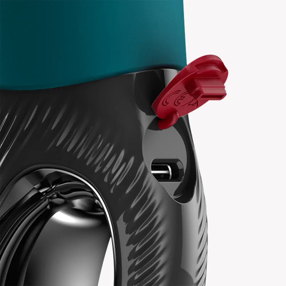 Manta Vibrating Masturbator - Bottle Green – body-safe materials | Fu'Cha Exotics