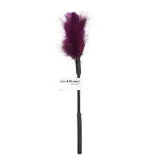 Sex and Mischief Feather Tickler - Purple – body-safe materials | Fu'Cha Exotics
