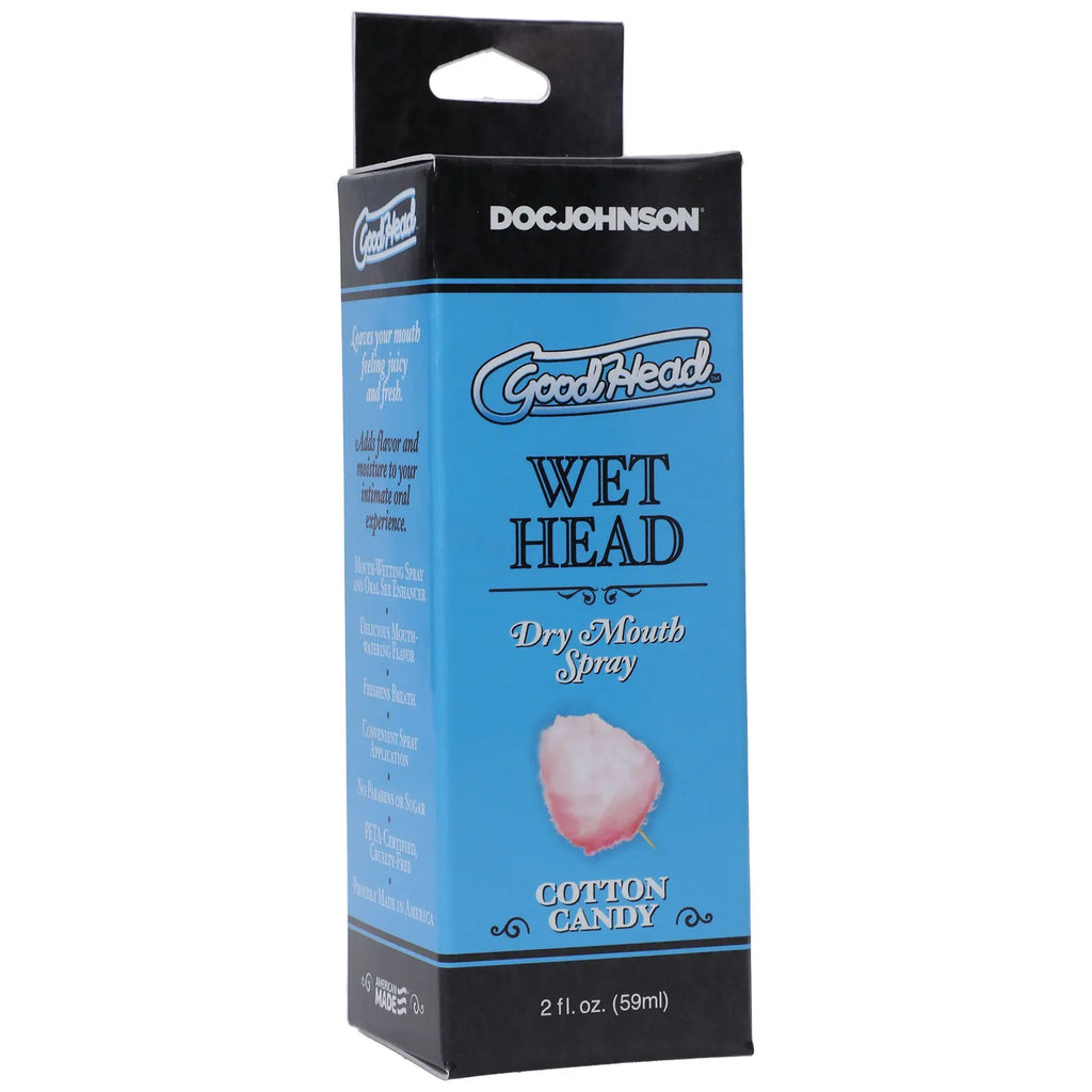 Goodhead - Wet Head - Dry Mouth Spray - Cotton Candy - 2 Fl. Oz. (59ml) – body-safe materials | Fu'Cha Exotics