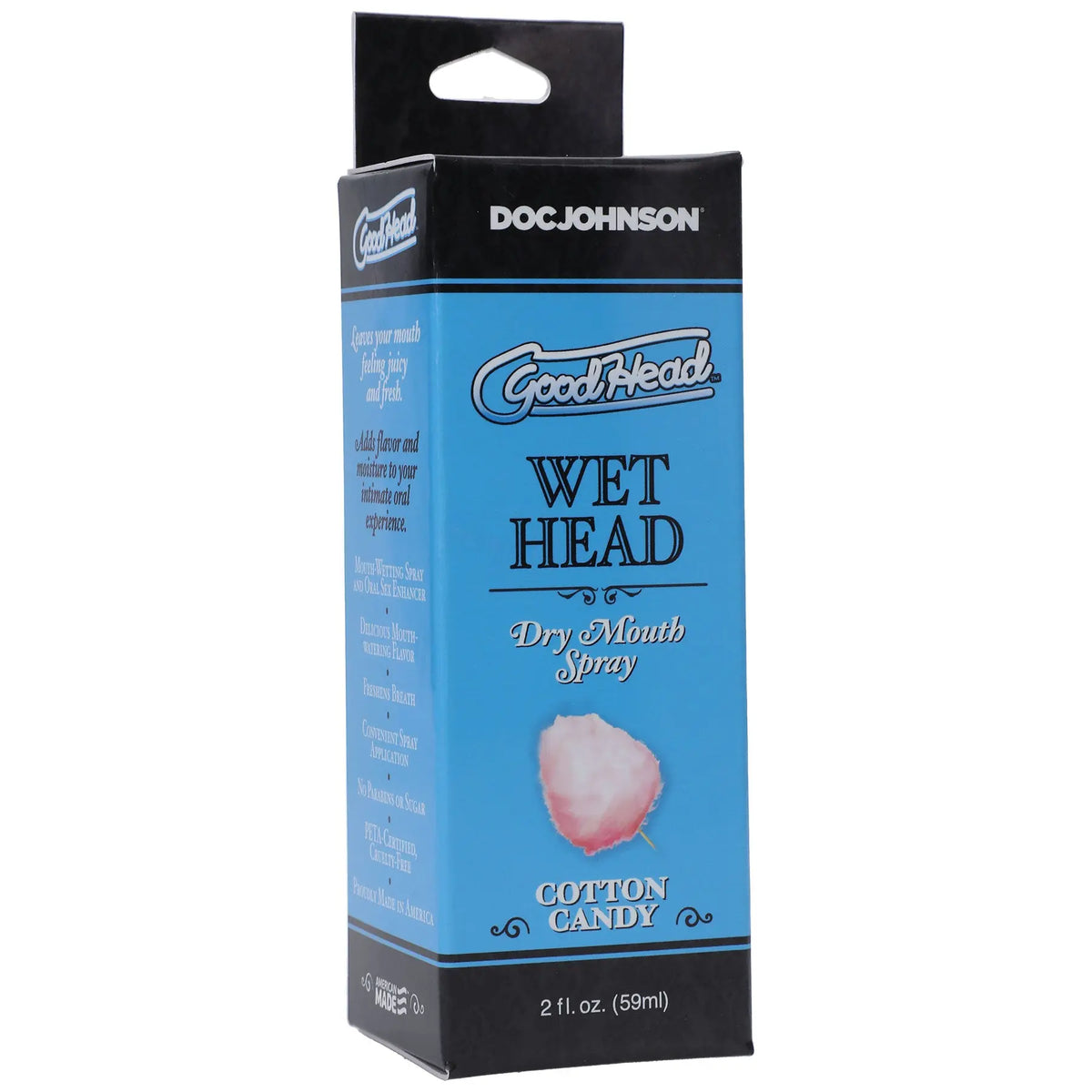 Goodhead - Wet Head - Dry Mouth Spray - Cotton Candy - 2 Fl. Oz. (59ml) – body-safe materials | Fu'Cha Exotics