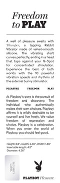 Playboy Pleasure - Thumper - Rabbit Vibrator - Wild Aster