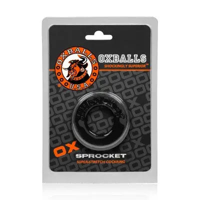 Sprocket Cockring Atomic Jock - Black – body-safe materials | Fu'Cha Exotics