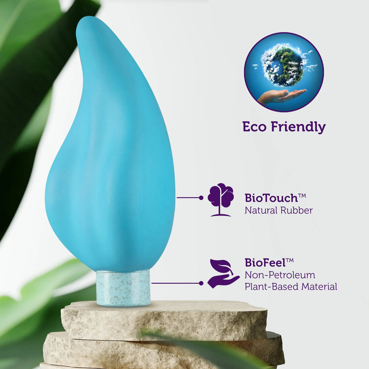 Gaia Eco Caress - Aqua – body-safe materials | Fu'Cha Exotics