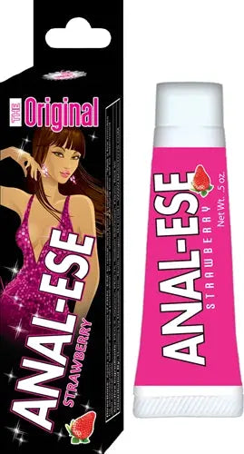 Anal-Ese Strawberry - .5 Oz. - Soft Packaging – body-safe materials | Fu'Cha Exotics