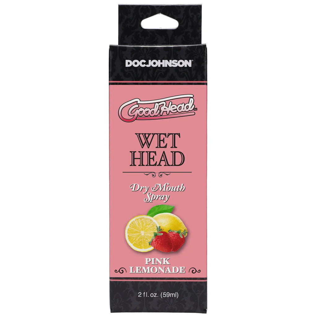 Goodhead - Wet Head - Dry Mouth Spray - Pink Lemonade - 2 Fl. Oz. (59ml) – body-safe materials | Fu'Cha Exotics