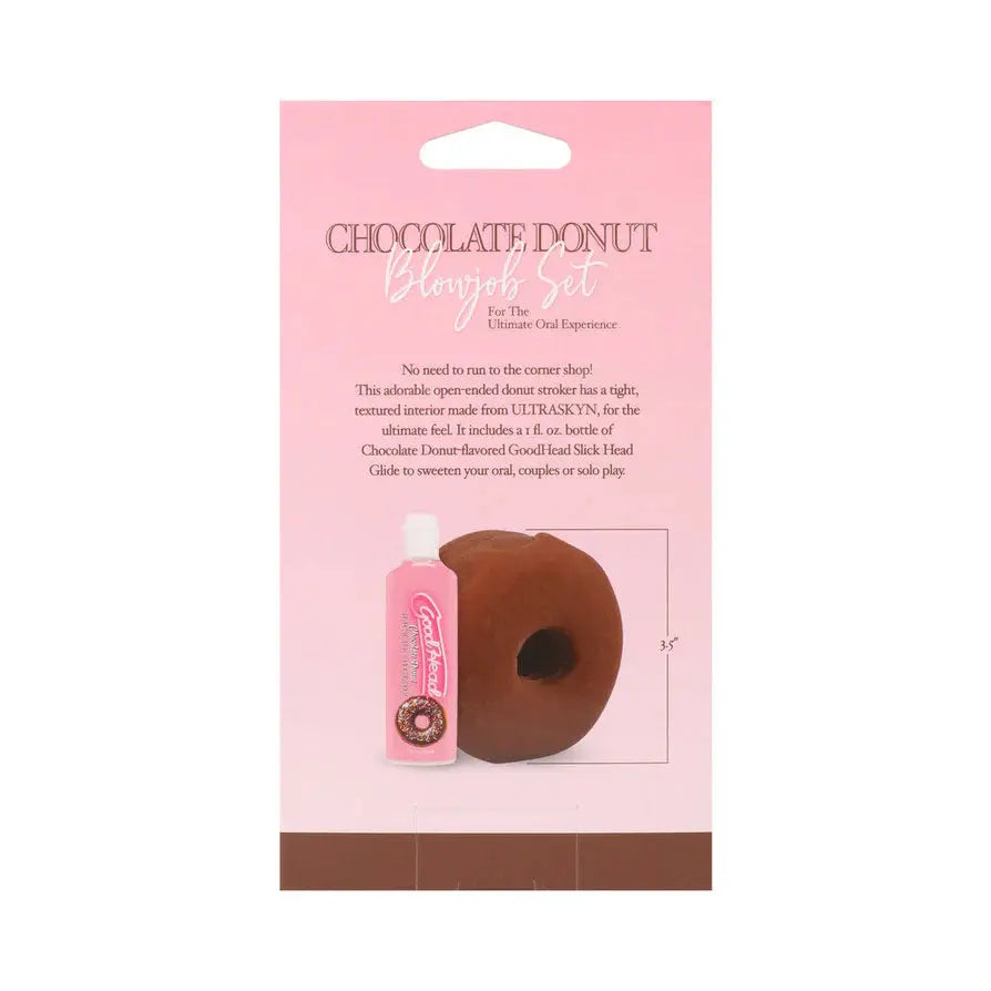 Goodhead - Chocolate Donut Blowjob Set – body-safe materials | Fu'Cha Exotics