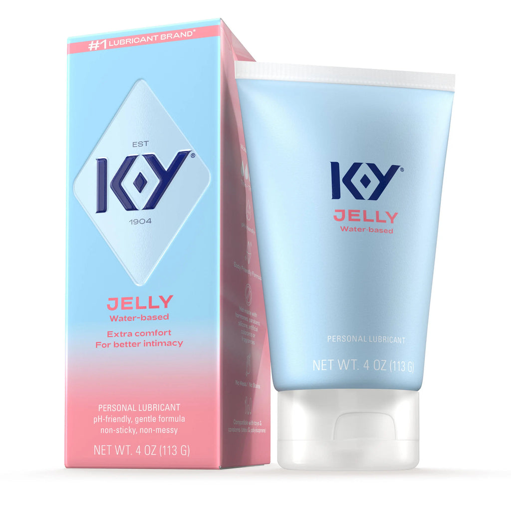K-Y Jelly 4 Oz Tube - Large – body-safe materials | Fu'Cha Exotics