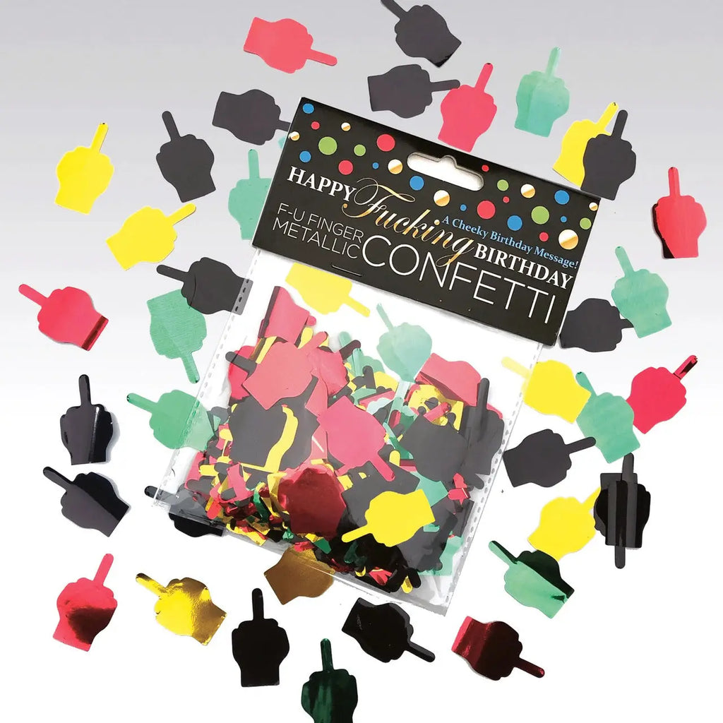 Happy Fucking Birthday Confetti – body-safe materials | Fu'Cha Exotics