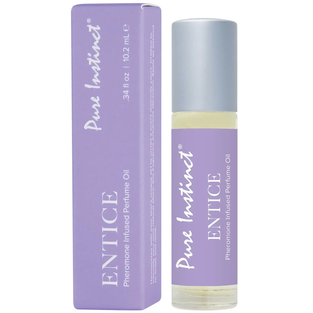 Pure Instinct Pheromone Fragrance Oil Entice Roll Original - Roll on - 10.2 ml | 0.34 ml – body-safe materials | Fu'Cha Ex...