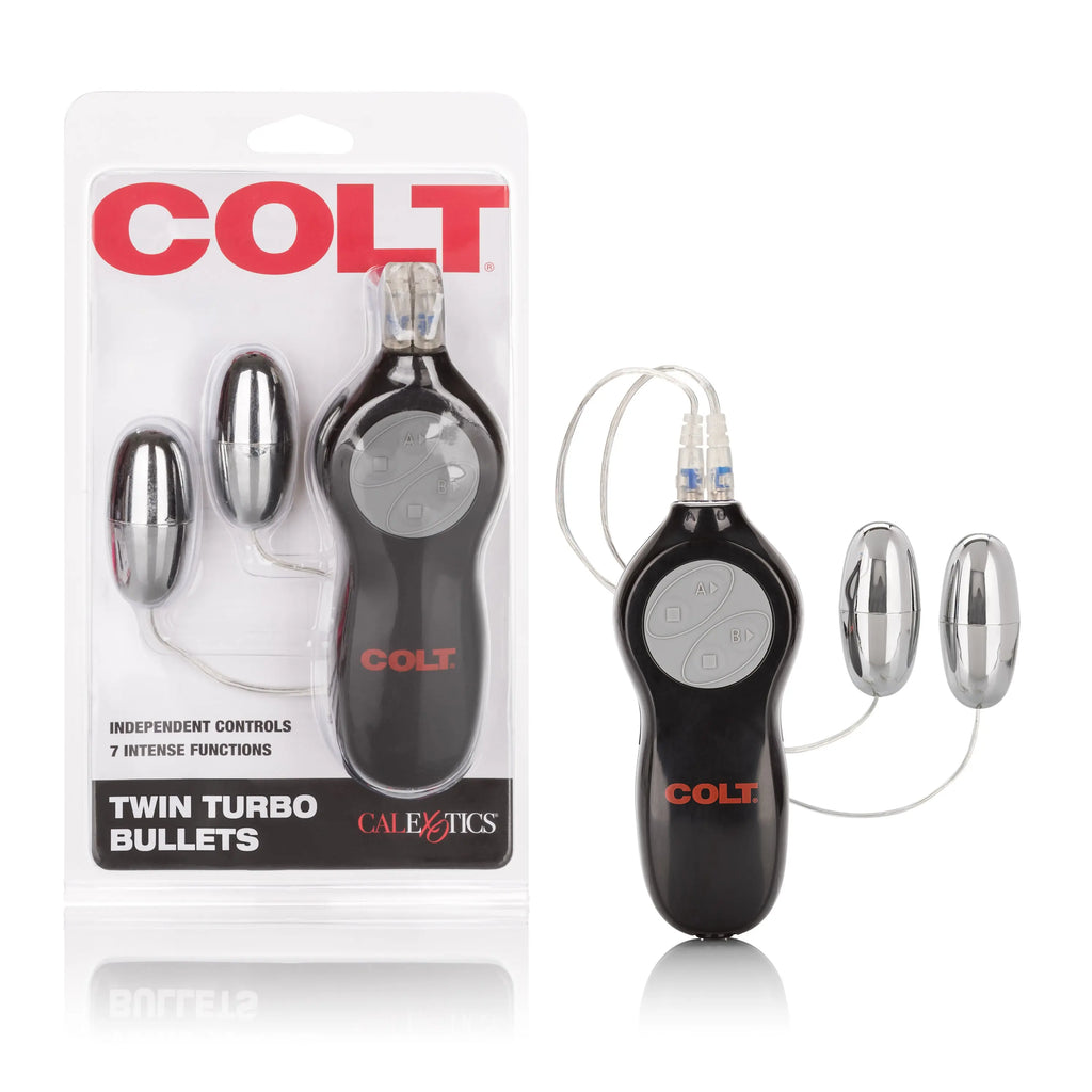 Colt 7 Function Twin Turbo Bullet – body-safe materials 7 vibration modes | Fu'Cha Exotics