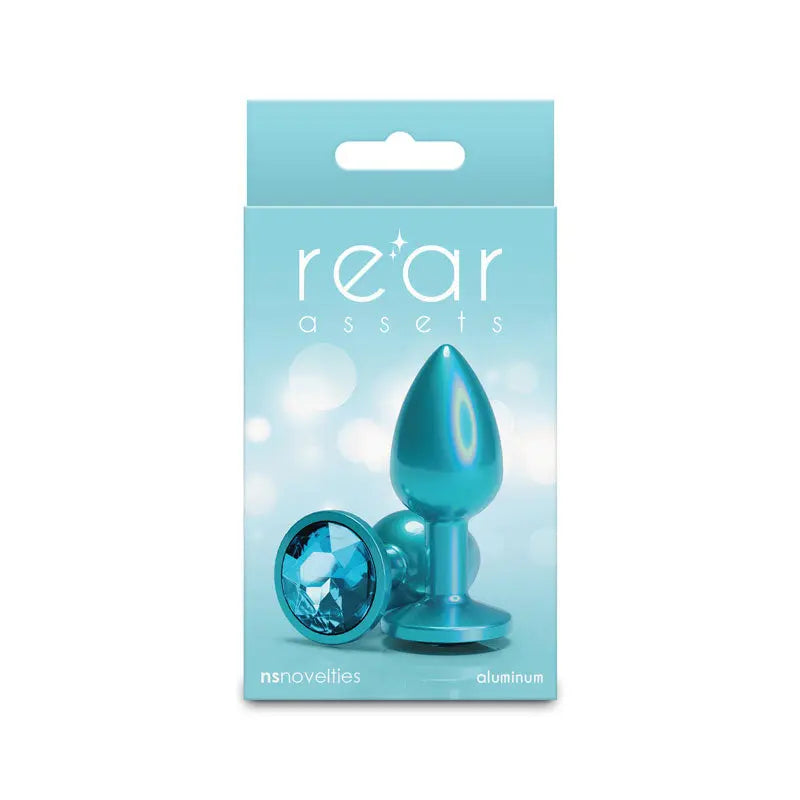 Rear Assets - Iridescent Teal - Small - Teal – body-safe materials | Fu'Cha Exotics