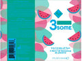 3some 3-in-1 Lubricant - Watermelon - 4 Fl. Oz. – body-safe materials | Fu'Cha Exotics