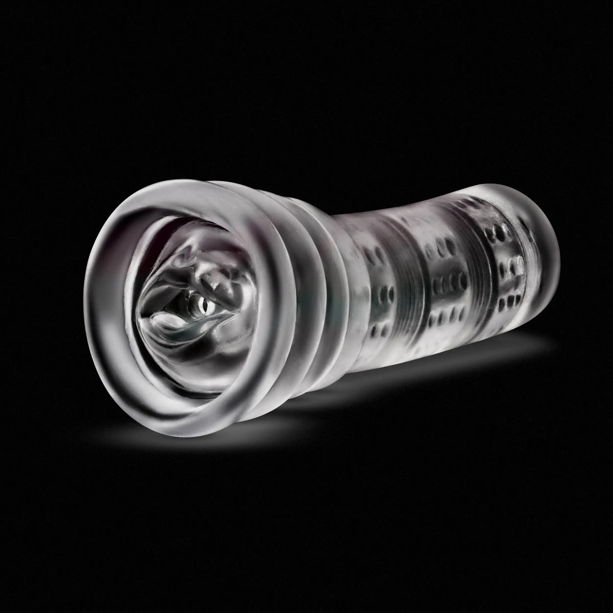 Rize - Luz - Glow in the Dark Self- Lubricating Stroker - Clear – body-safe materials | Fu'Cha Exotics