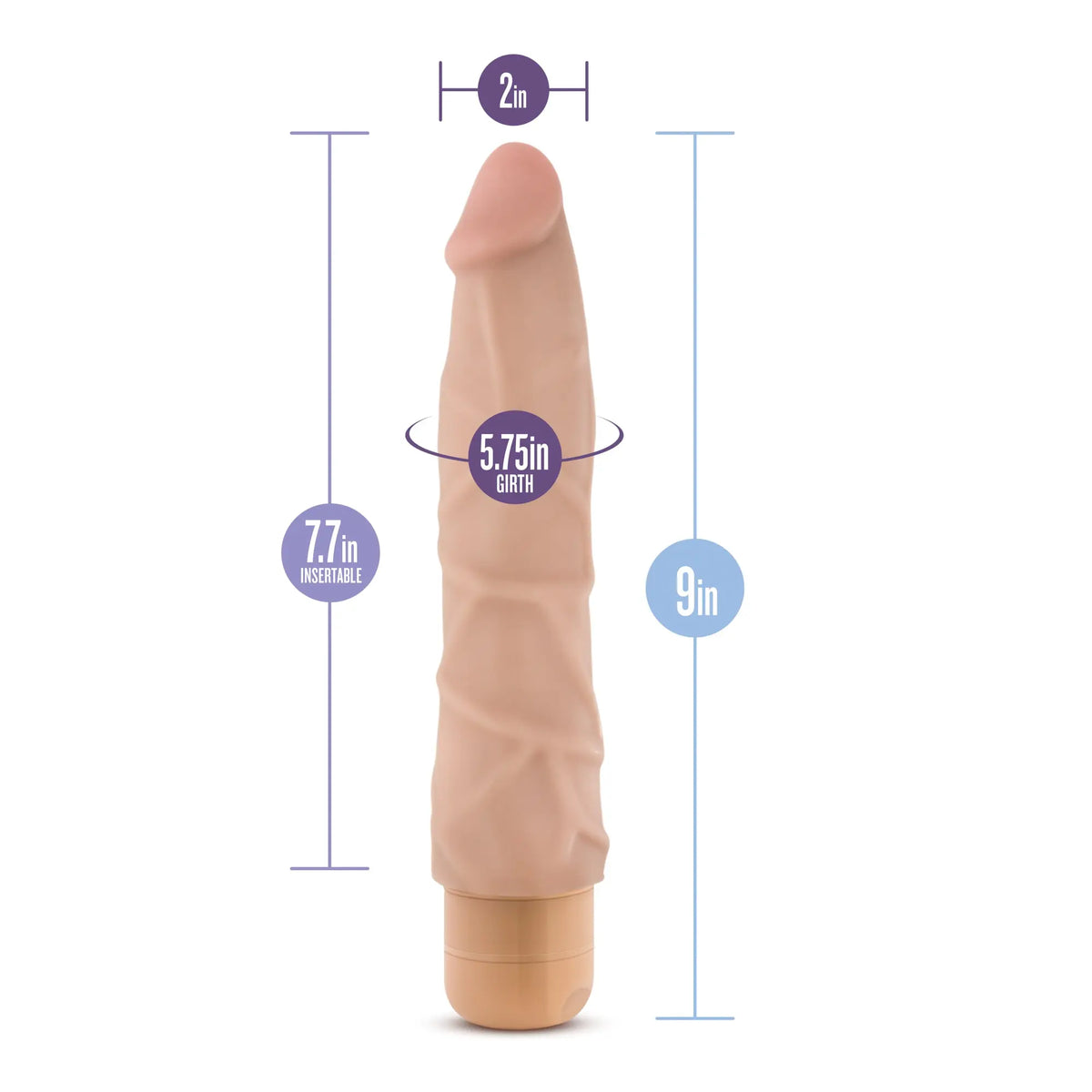 Dr. Skin - Cock Vibe # 1 - Beige – body-safe materials | Fu'Cha Exotics