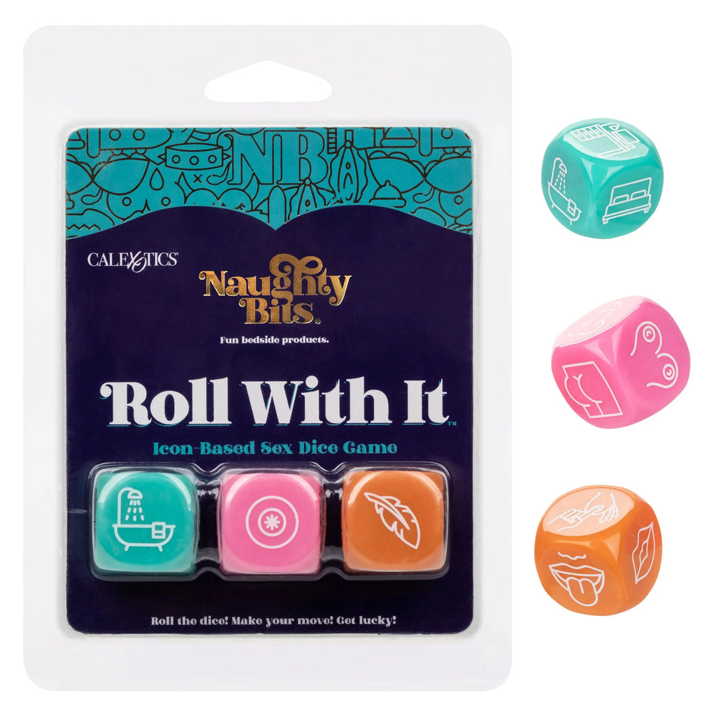 Naughty Bits Roll With It Icon - Based Sex Dice Game – body-safe materials | Fu'Cha Exotics