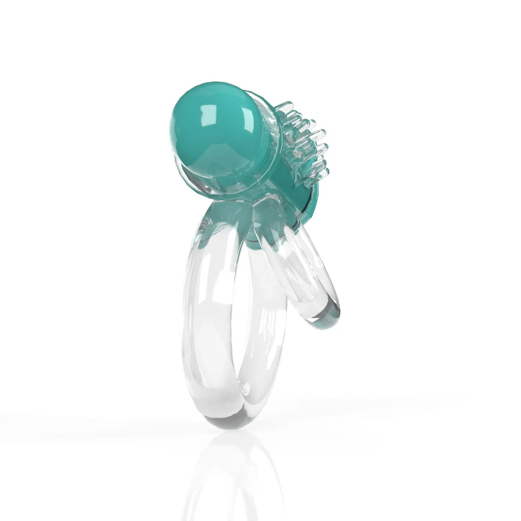 Screaming O 4t - Double O 6 Super Powered Vibrating Double Ring - Kiwi – body-safe materials | Fu'Cha Exotics