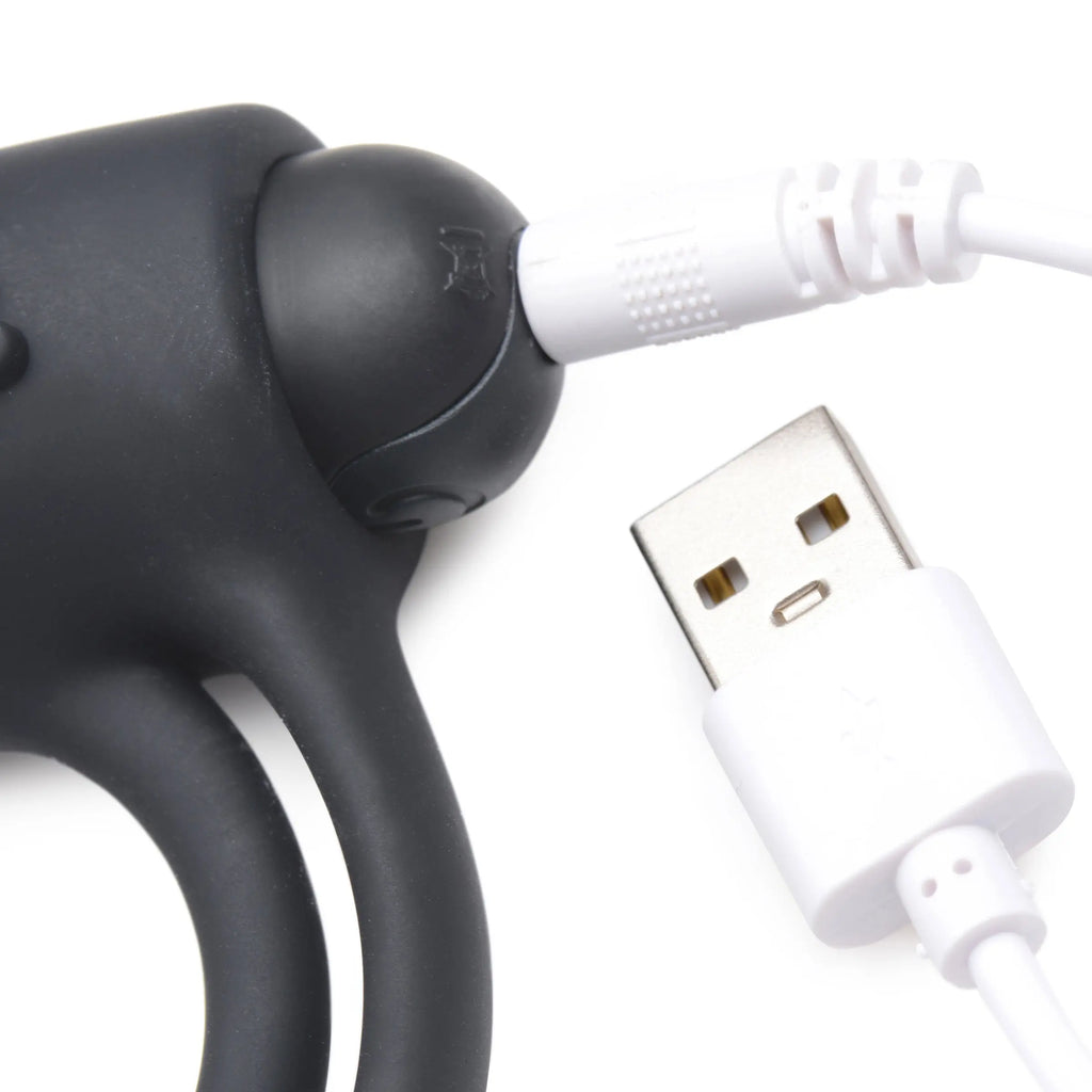 Bang - Silicone Cock Ring and Bullet With Remote Control - Black – body-safe materials | Fu'Cha Exotics