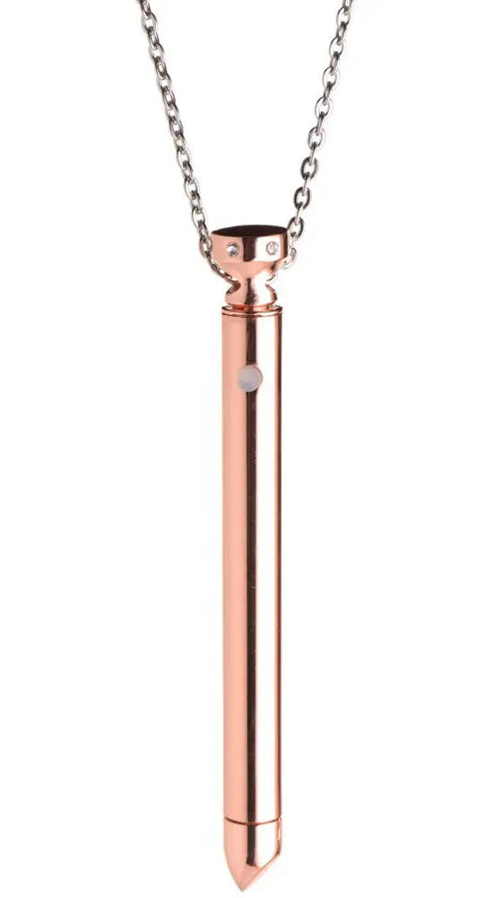 7x Vibrating Necklace - Rose Gold – body-safe materials | Fu'Cha Exotics