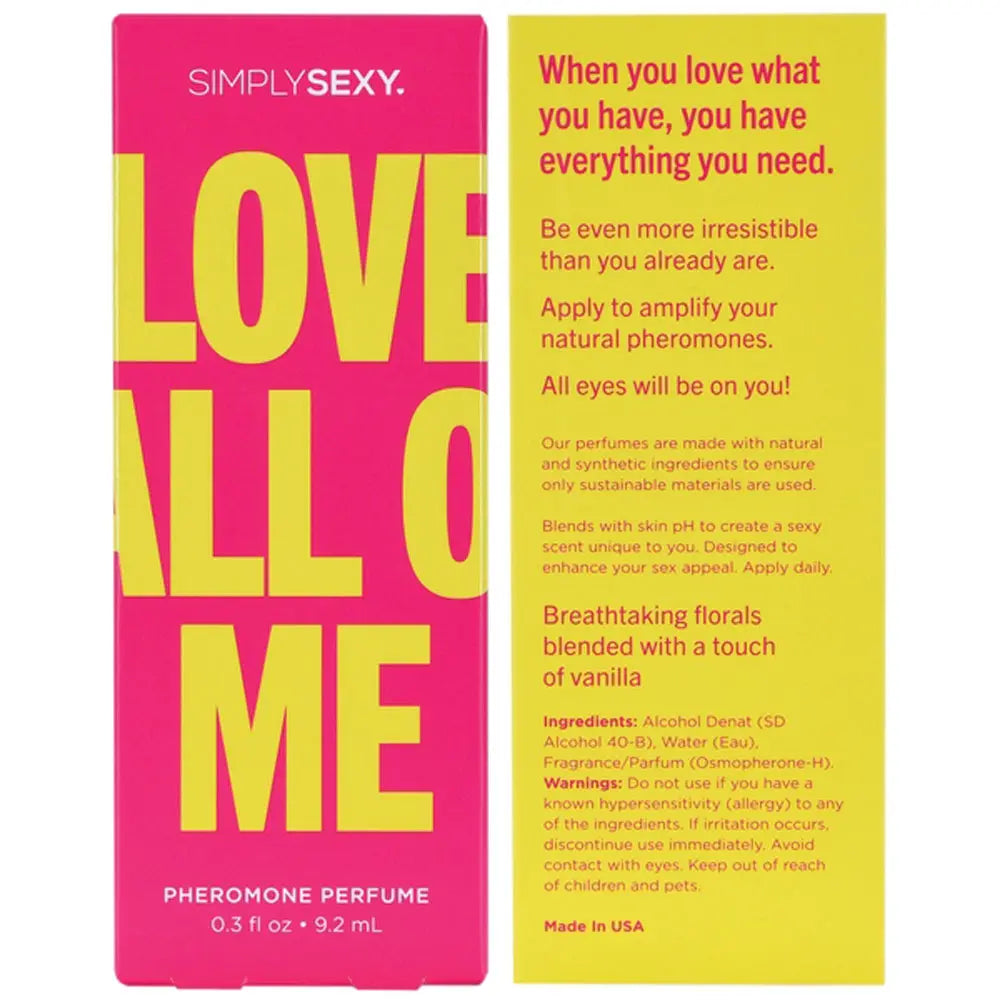 Simply Sexy Pheromone Perfume Love All of Me 0.3 Oz – body-safe materials | Fu'Cha Exotics
