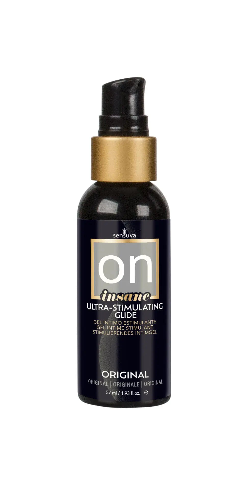 On Insane Ultra-Stimulating Glide Original Unflavored 2 Fl. Oz. 57ml Bottle – body-safe materials | Fu'Cha Exotics