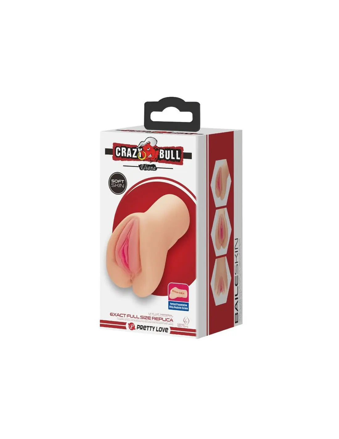 Eliana Vagina Shaped Masturbator - Light – body-safe materials | Fu'Cha Exotics