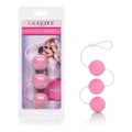 CalExotics First Time Love Balls set of three pink linked spheres
