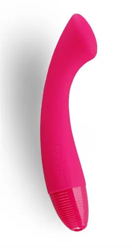 Moka G-Vibe vibrator, curved cerise silicone with ribbed textured tip