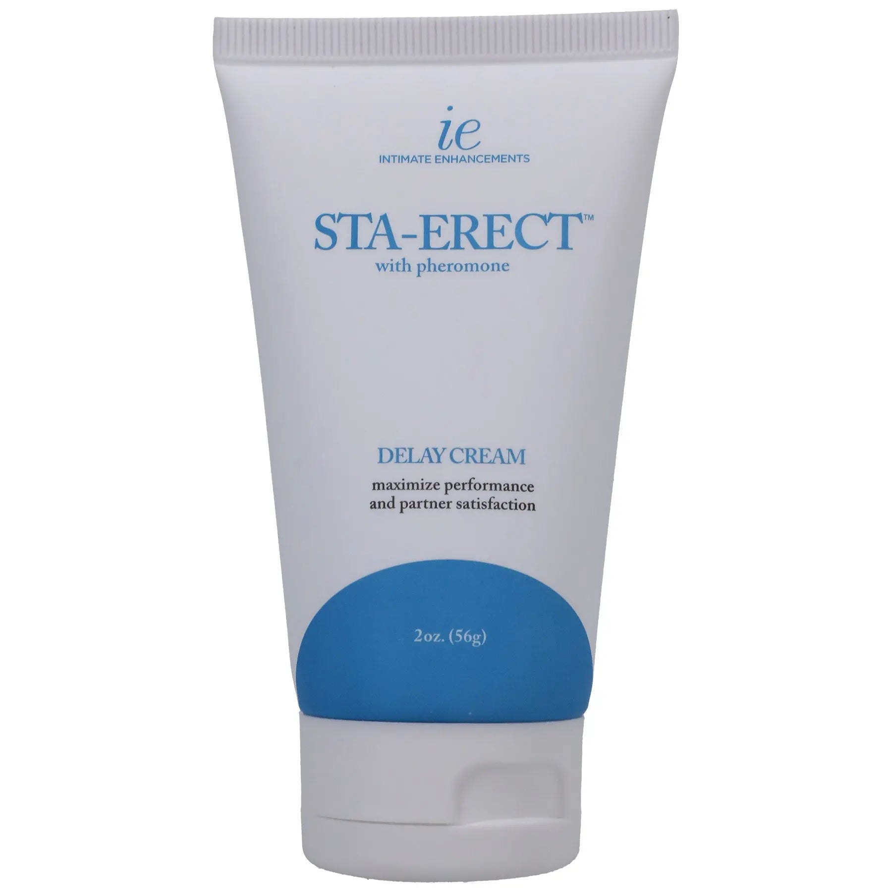 Sta-Erect delay cream for men, blue label tube, 2 oz.
