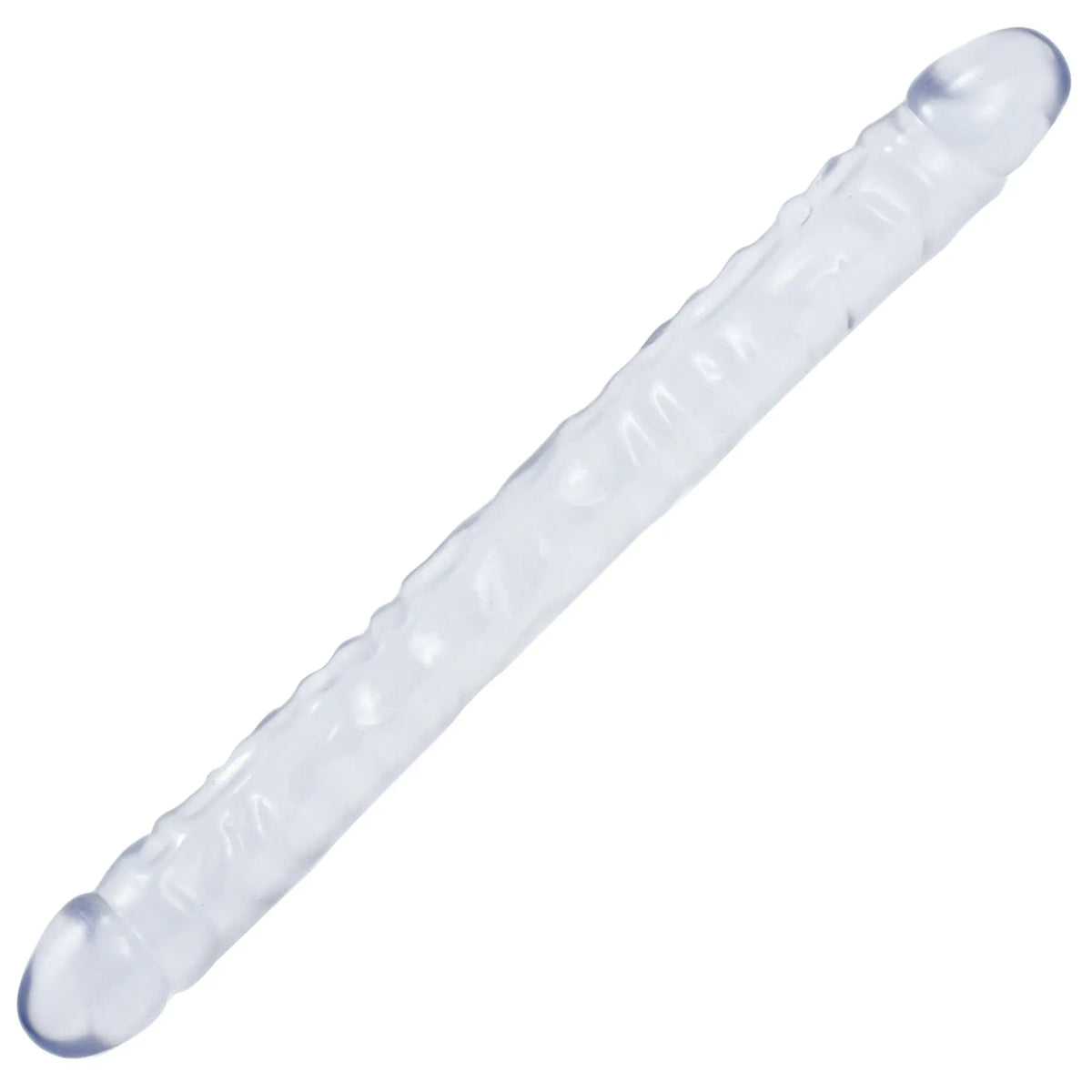 Crystal Jellies 18 Inch Double Dong - Clear – body-safe materials | Fu'Cha Exotics