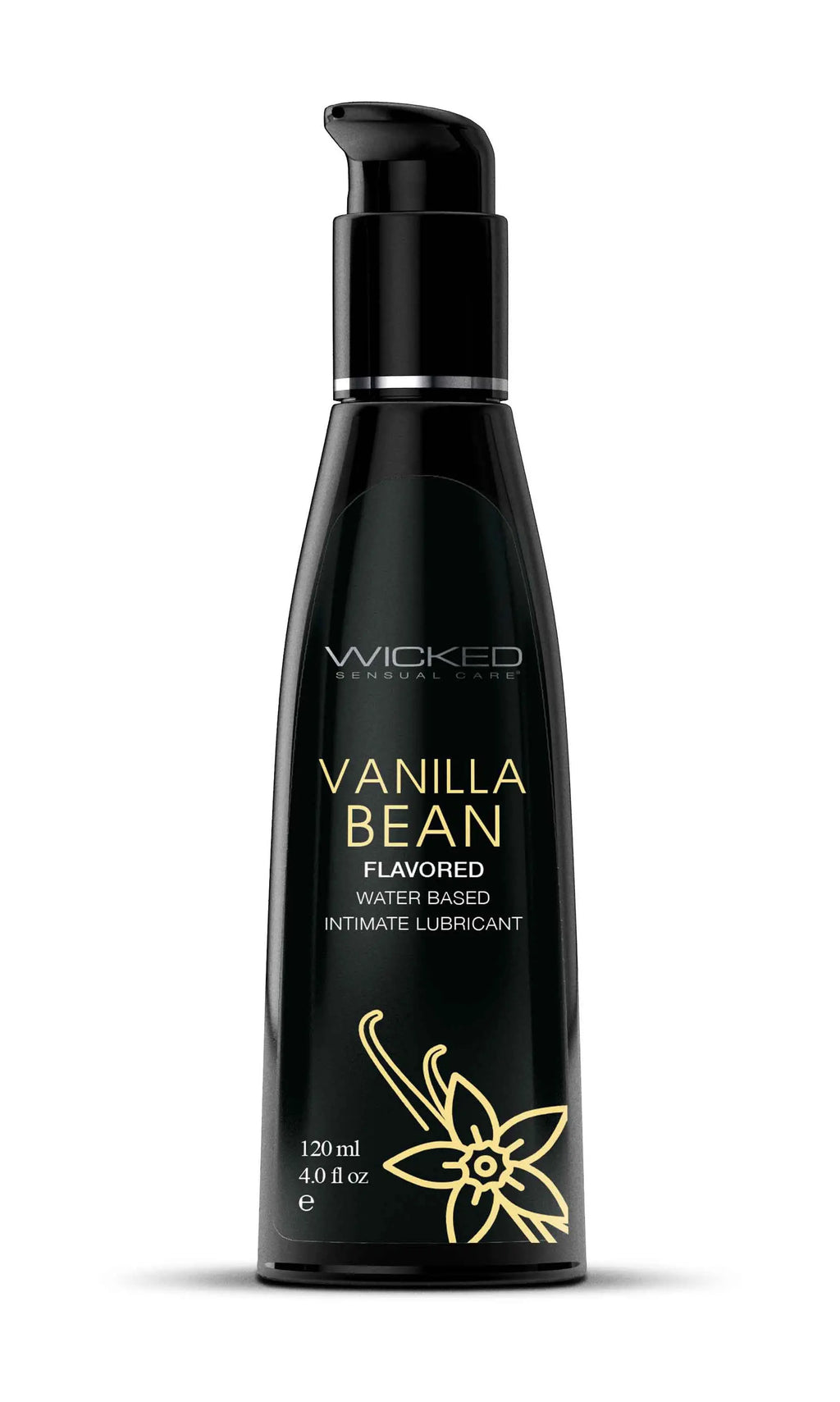 Aqua Vanilla Bean Flavored Water Based Intimate Lubricant - 4 Fl. Oz. – body-safe materials | Fu'Cha Exotics
