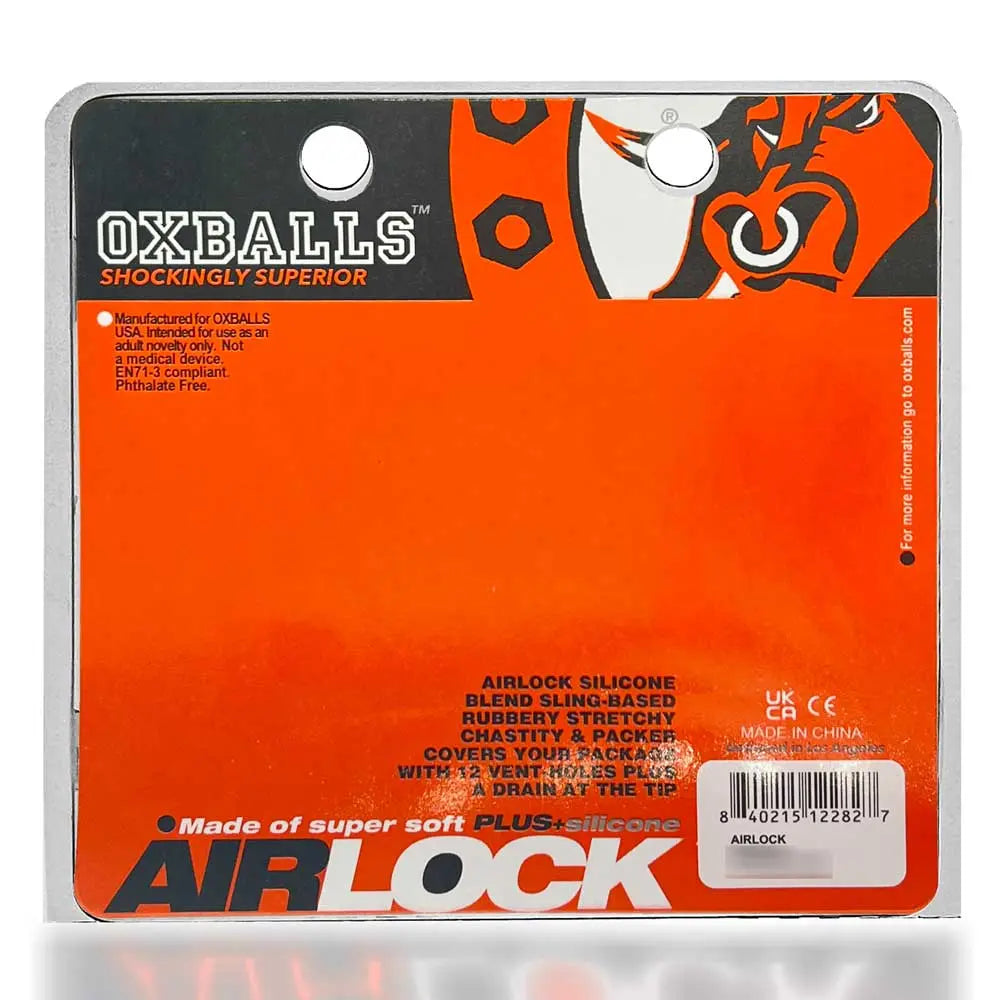 Airlock Air-Lite Vented Chastity - Clear Ice – body-safe materials | Fu'Cha Exotics